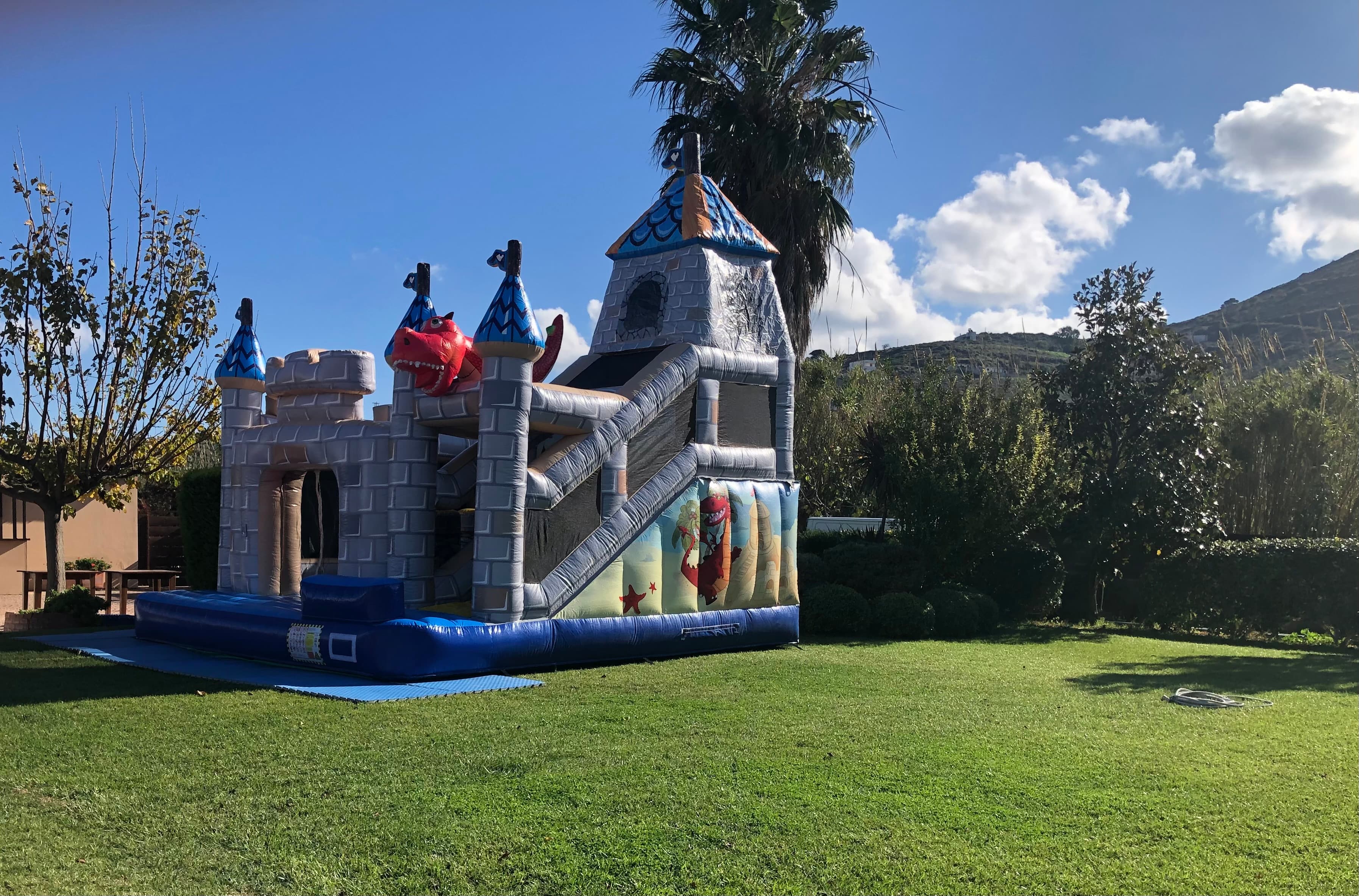 Panoramic view of Ktima Orion baptism venue