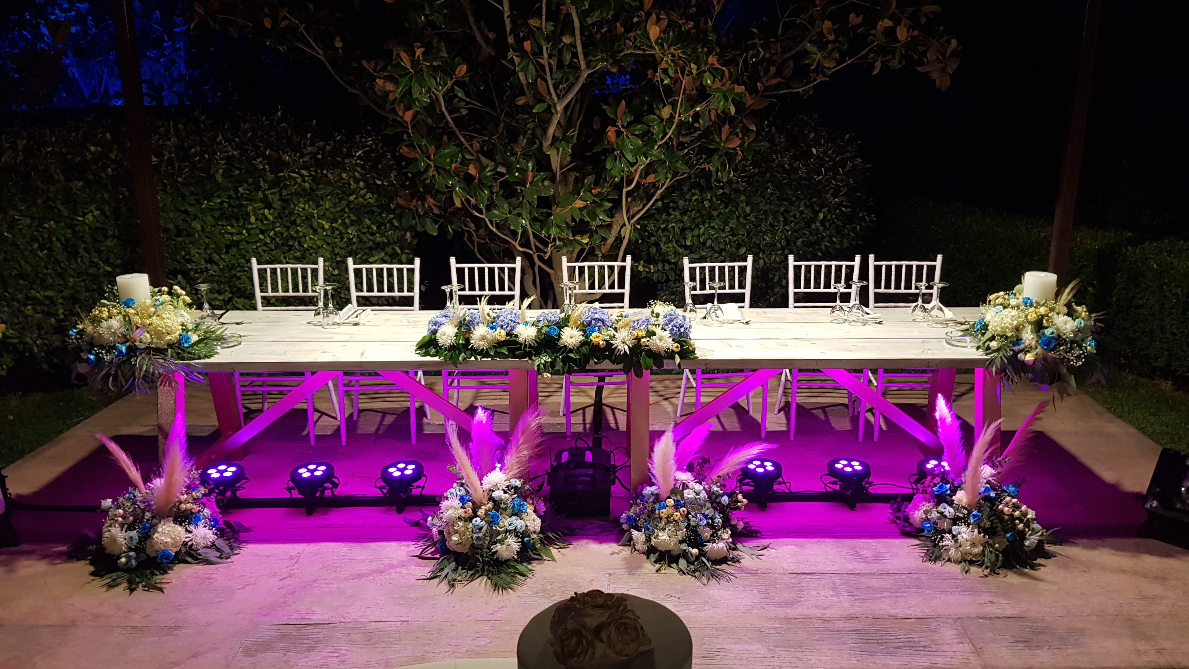 Panoramic venue view